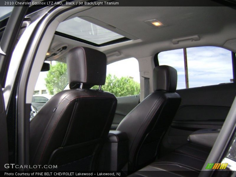 Black / Jet Black/Light Titanium 2010 Chevrolet Equinox LTZ AWD
