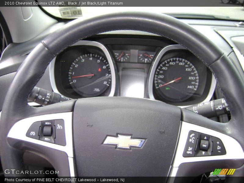 Black / Jet Black/Light Titanium 2010 Chevrolet Equinox LTZ AWD