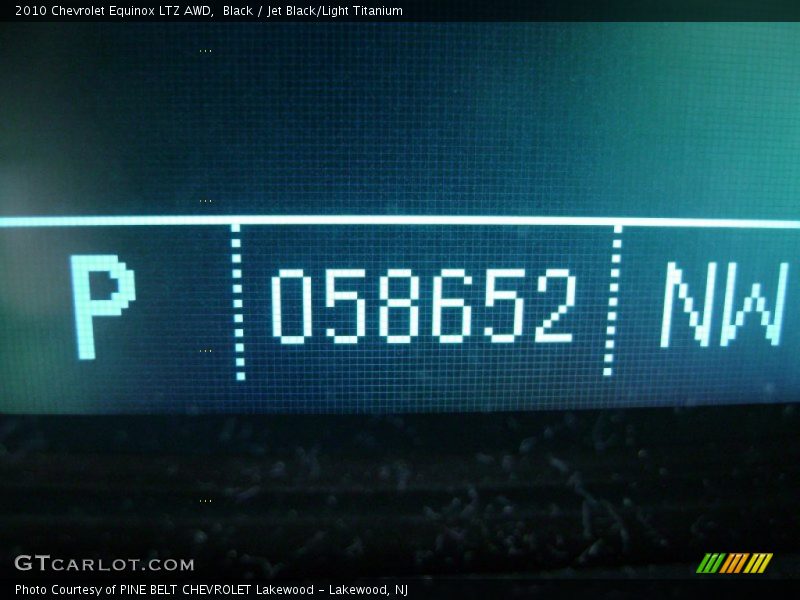 Black / Jet Black/Light Titanium 2010 Chevrolet Equinox LTZ AWD
