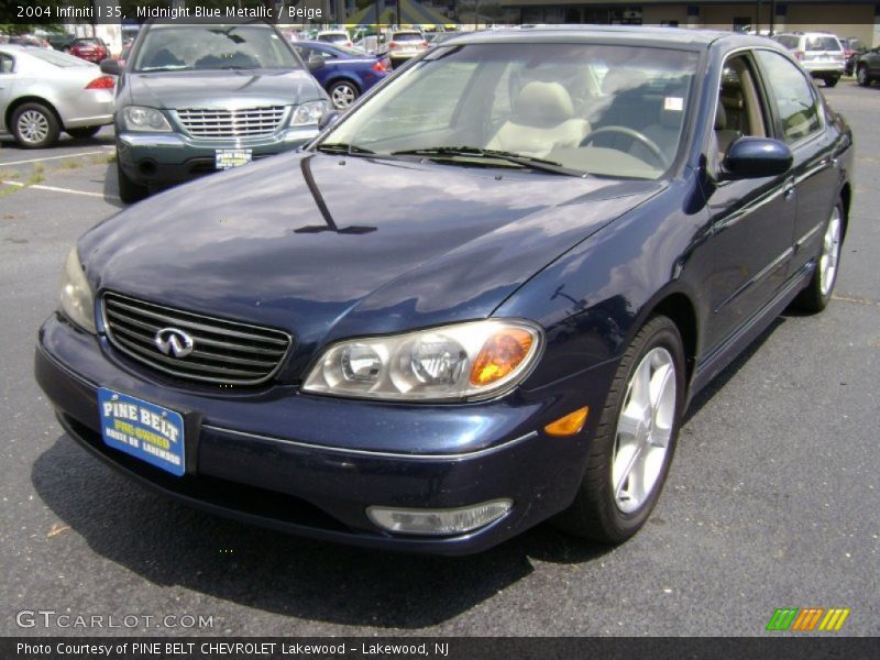 Midnight Blue Metallic / Beige 2004 Infiniti I 35