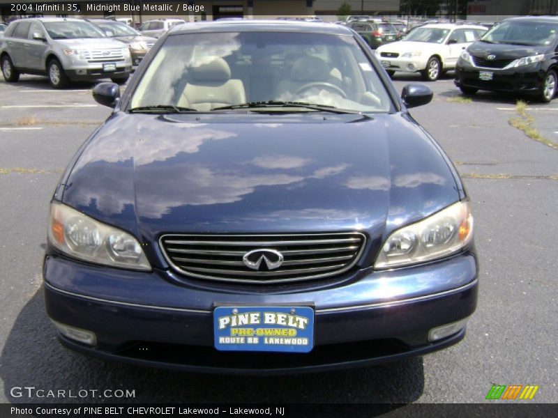 Midnight Blue Metallic / Beige 2004 Infiniti I 35