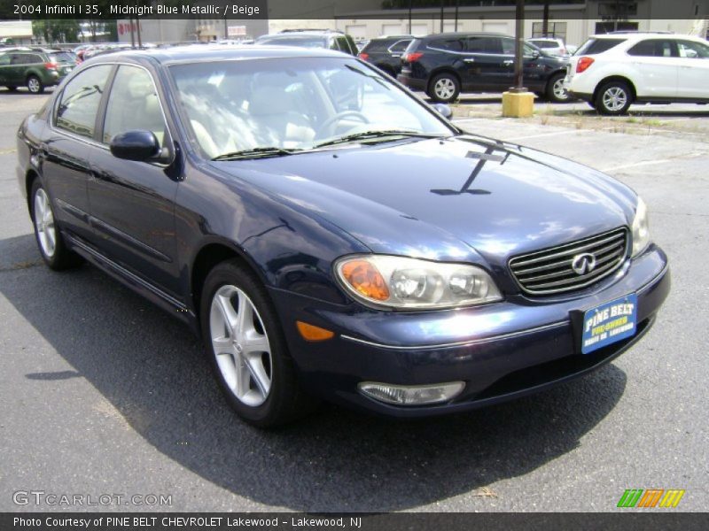 Midnight Blue Metallic / Beige 2004 Infiniti I 35