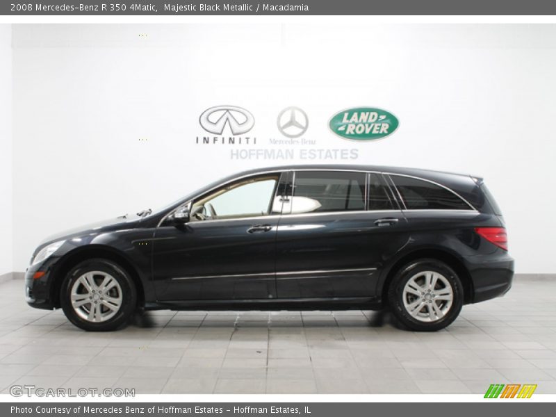 Majestic Black Metallic / Macadamia 2008 Mercedes-Benz R 350 4Matic