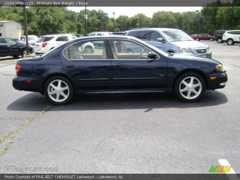 Midnight Blue Metallic / Beige 2004 Infiniti I 35