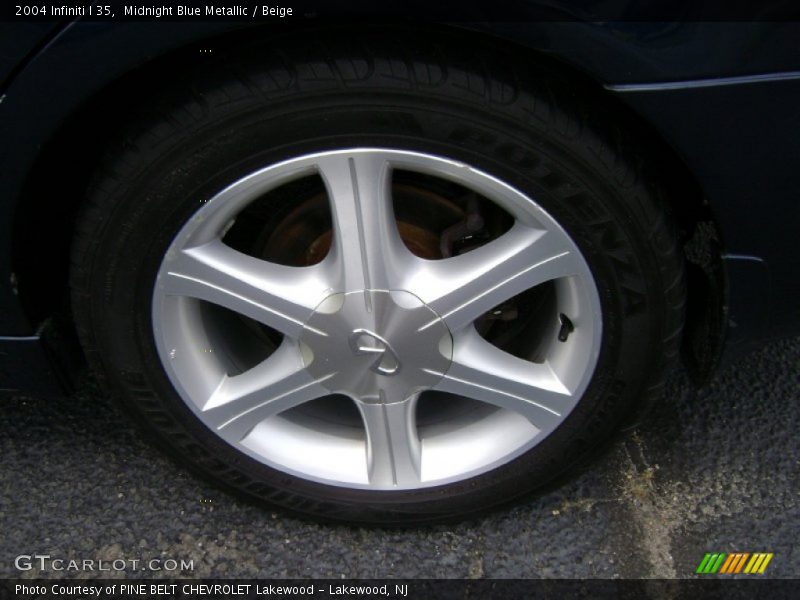 Midnight Blue Metallic / Beige 2004 Infiniti I 35