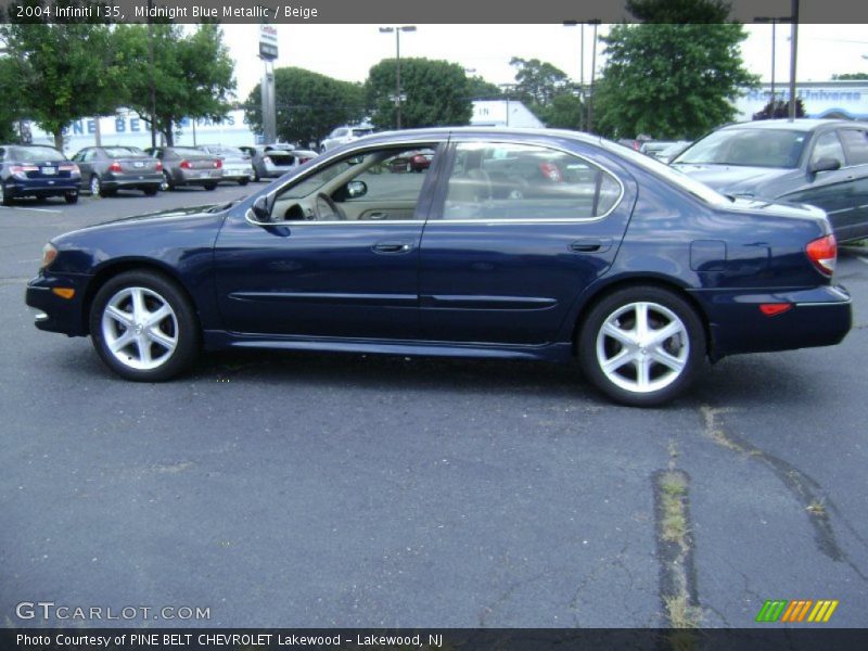 Midnight Blue Metallic / Beige 2004 Infiniti I 35