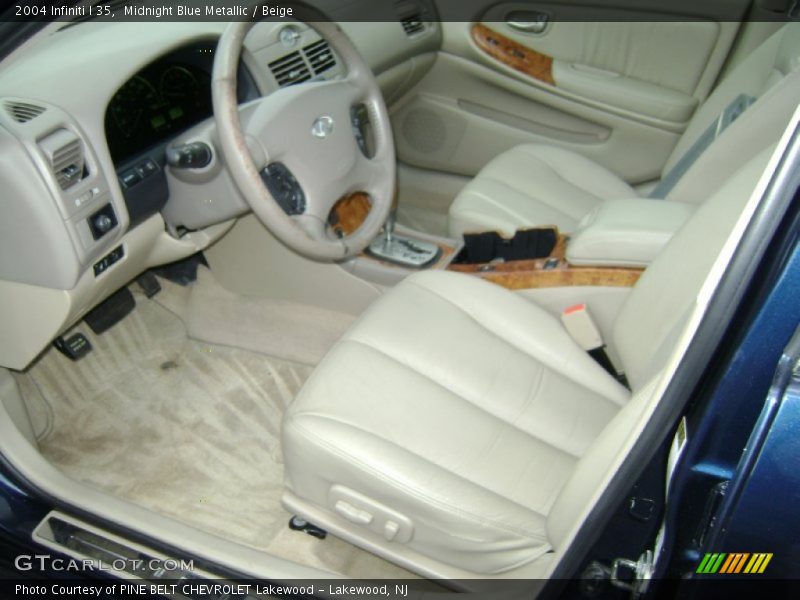 Midnight Blue Metallic / Beige 2004 Infiniti I 35