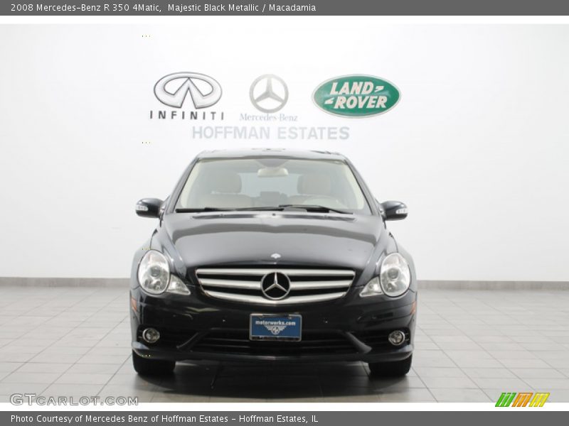 Majestic Black Metallic / Macadamia 2008 Mercedes-Benz R 350 4Matic