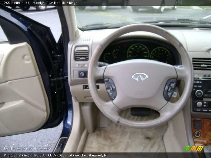 Midnight Blue Metallic / Beige 2004 Infiniti I 35