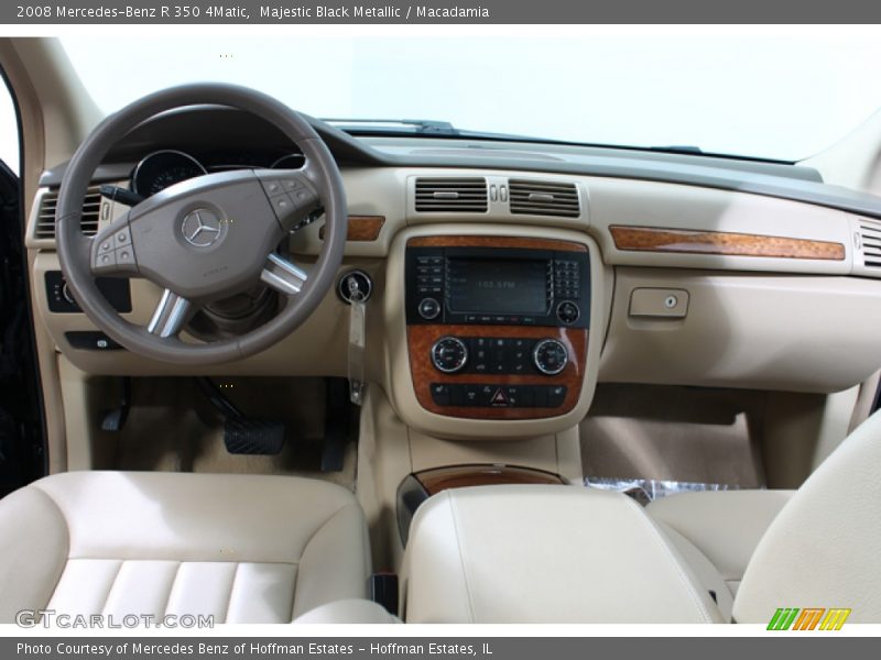 Majestic Black Metallic / Macadamia 2008 Mercedes-Benz R 350 4Matic