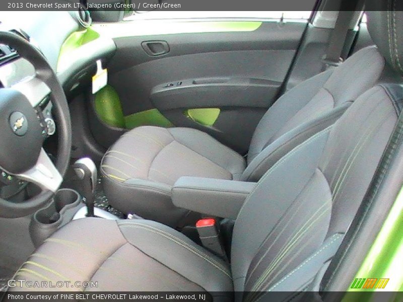 Front Seat of 2013 Spark LT