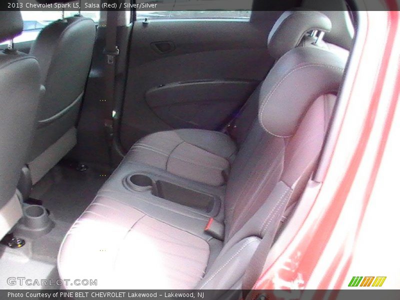 Salsa (Red) / Silver/Silver 2013 Chevrolet Spark LS