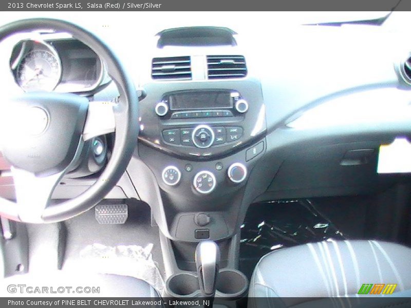 Salsa (Red) / Silver/Silver 2013 Chevrolet Spark LS