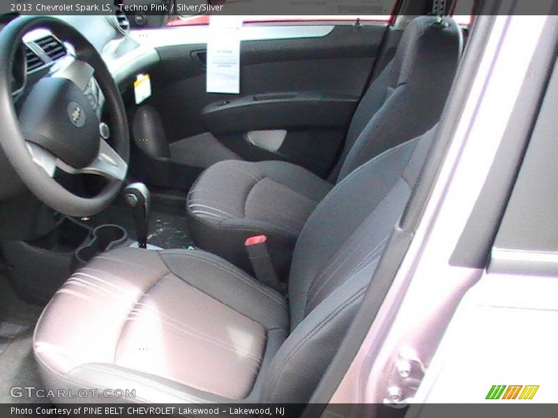 Techno Pink / Silver/Silver 2013 Chevrolet Spark LS