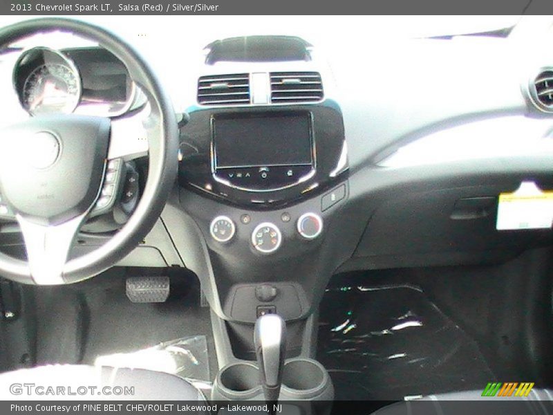 Salsa (Red) / Silver/Silver 2013 Chevrolet Spark LT
