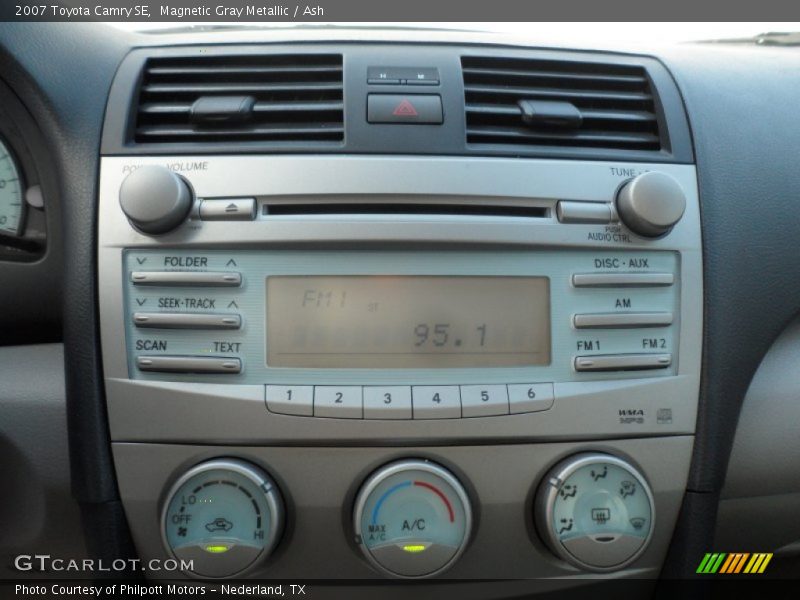 Magnetic Gray Metallic / Ash 2007 Toyota Camry SE