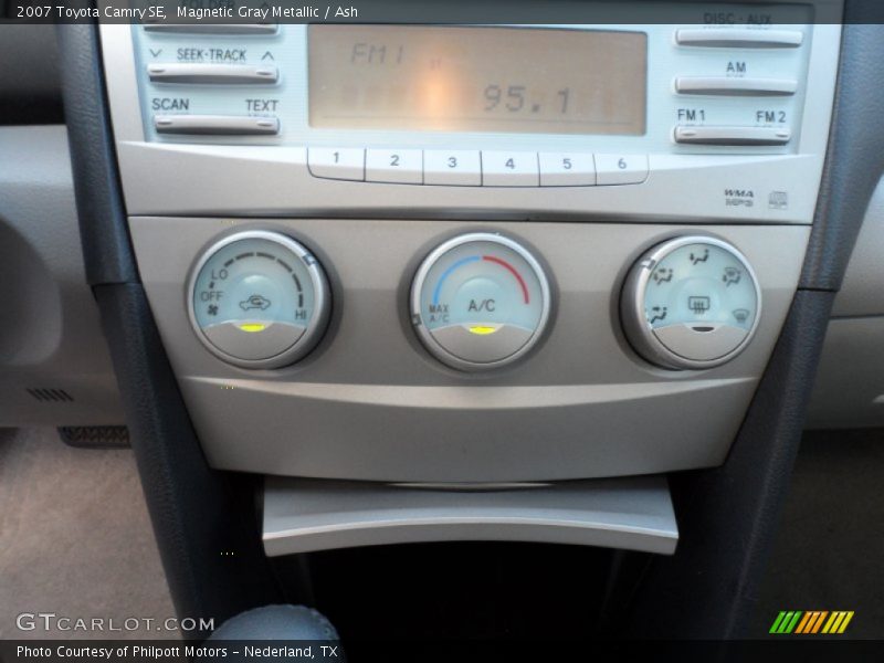 Magnetic Gray Metallic / Ash 2007 Toyota Camry SE