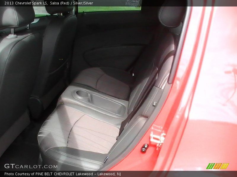Salsa (Red) / Silver/Silver 2013 Chevrolet Spark LS