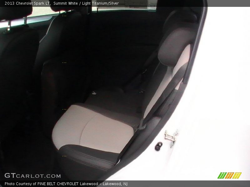Summit White / Light Titanium/Silver 2013 Chevrolet Spark LT