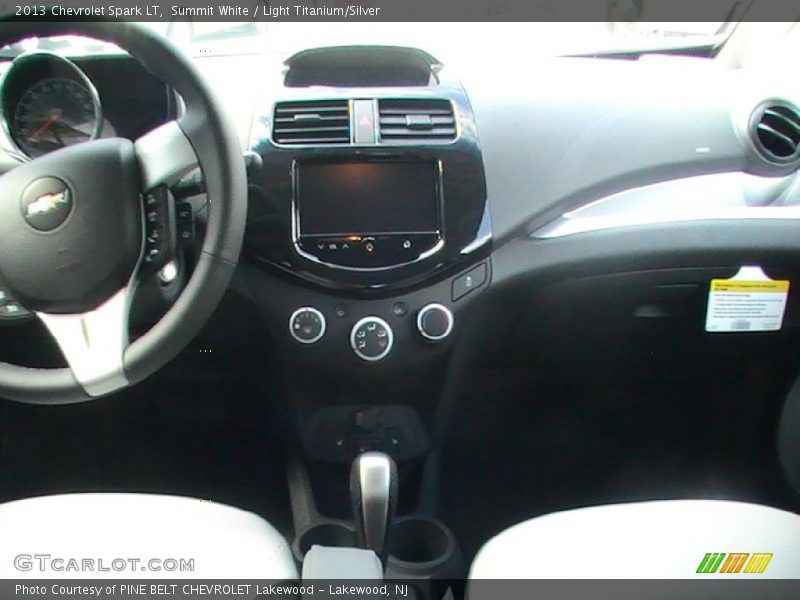 Summit White / Light Titanium/Silver 2013 Chevrolet Spark LT
