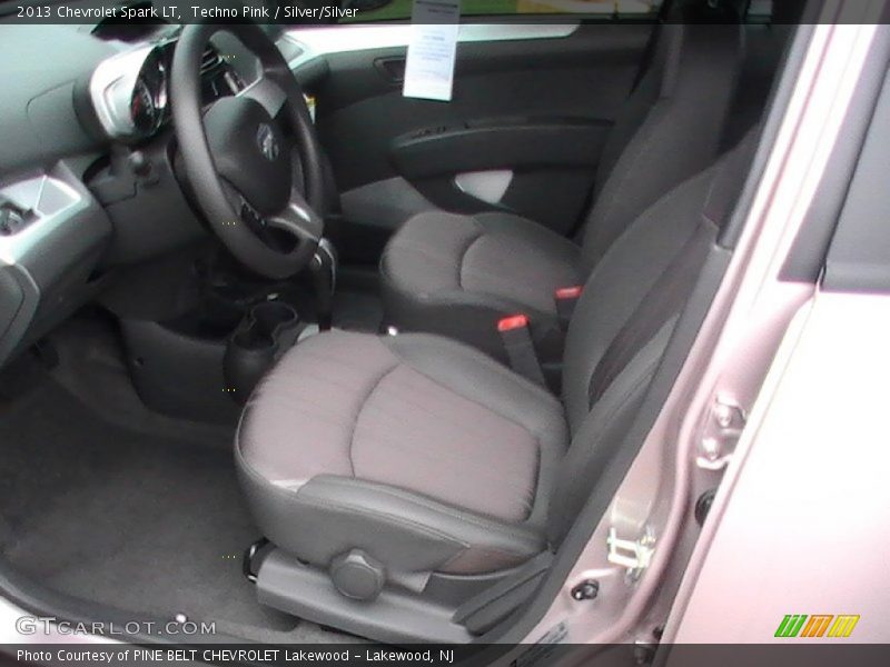 Techno Pink / Silver/Silver 2013 Chevrolet Spark LT