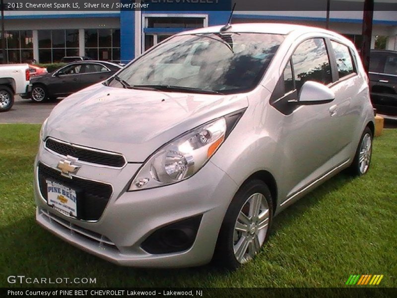 Silver Ice / Silver/Silver 2013 Chevrolet Spark LS