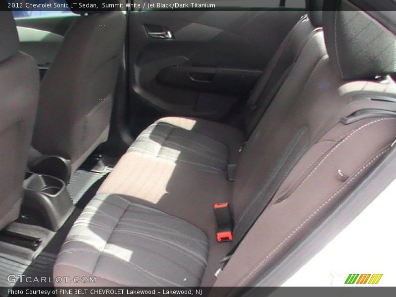 Summit White / Jet Black/Dark Titanium 2012 Chevrolet Sonic LT Sedan