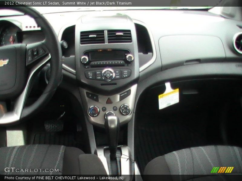 Summit White / Jet Black/Dark Titanium 2012 Chevrolet Sonic LT Sedan