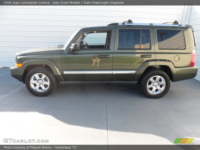 Jeep Green Metallic / Dark Khaki/Light Graystone 2006 Jeep Commander Limited