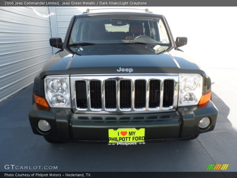 Jeep Green Metallic / Dark Khaki/Light Graystone 2006 Jeep Commander Limited