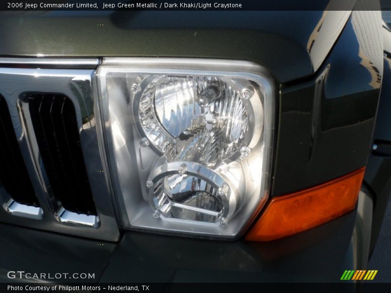 Jeep Green Metallic / Dark Khaki/Light Graystone 2006 Jeep Commander Limited