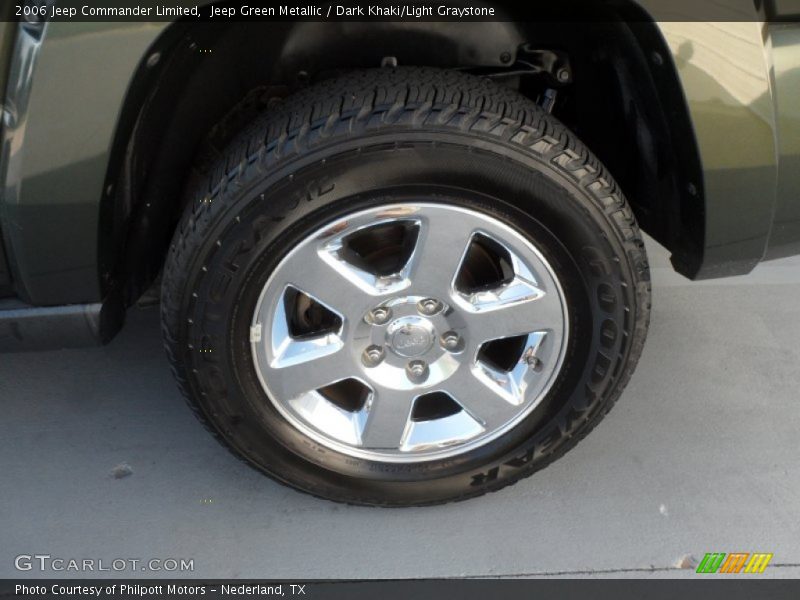 Jeep Green Metallic / Dark Khaki/Light Graystone 2006 Jeep Commander Limited