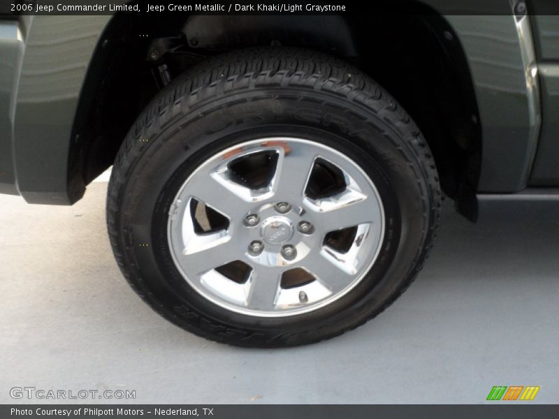 Jeep Green Metallic / Dark Khaki/Light Graystone 2006 Jeep Commander Limited