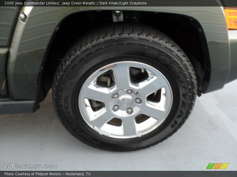 Jeep Green Metallic / Dark Khaki/Light Graystone 2006 Jeep Commander Limited