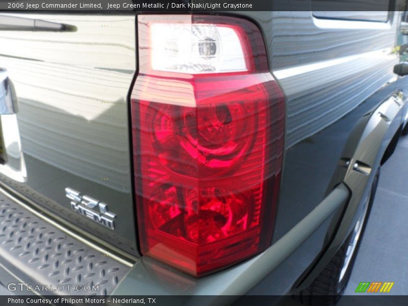 Jeep Green Metallic / Dark Khaki/Light Graystone 2006 Jeep Commander Limited