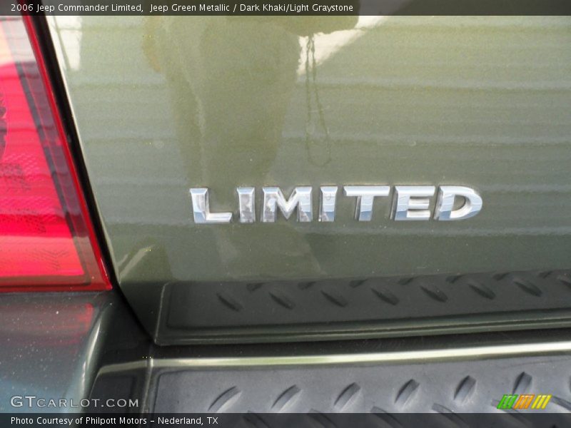 Jeep Green Metallic / Dark Khaki/Light Graystone 2006 Jeep Commander Limited