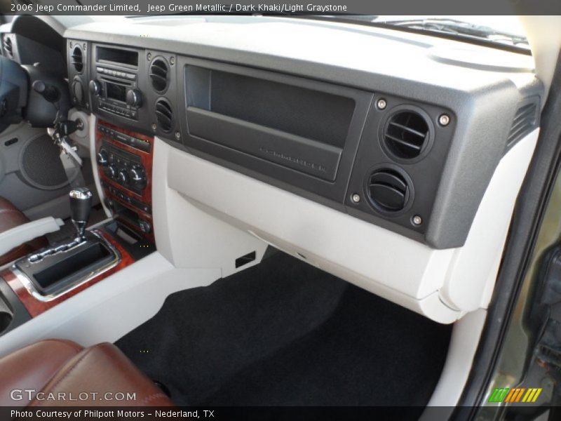 Jeep Green Metallic / Dark Khaki/Light Graystone 2006 Jeep Commander Limited
