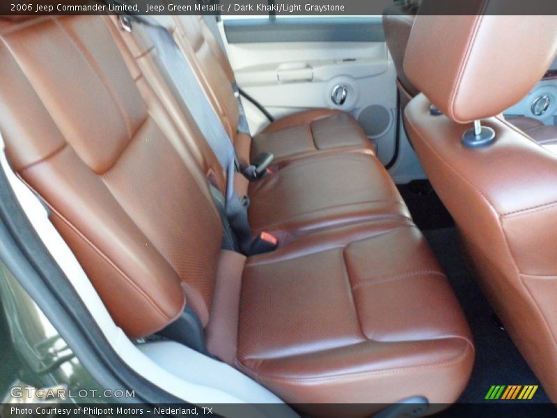 Jeep Green Metallic / Dark Khaki/Light Graystone 2006 Jeep Commander Limited