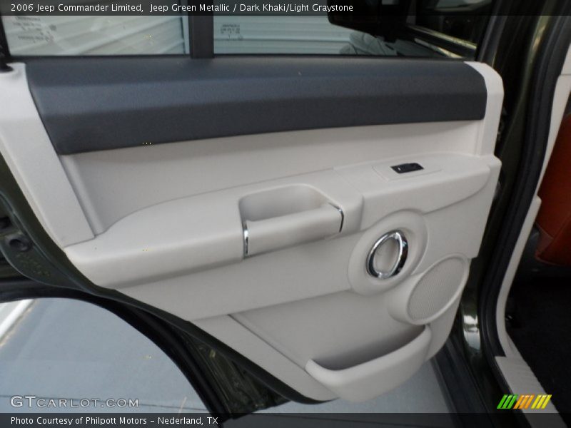 Jeep Green Metallic / Dark Khaki/Light Graystone 2006 Jeep Commander Limited