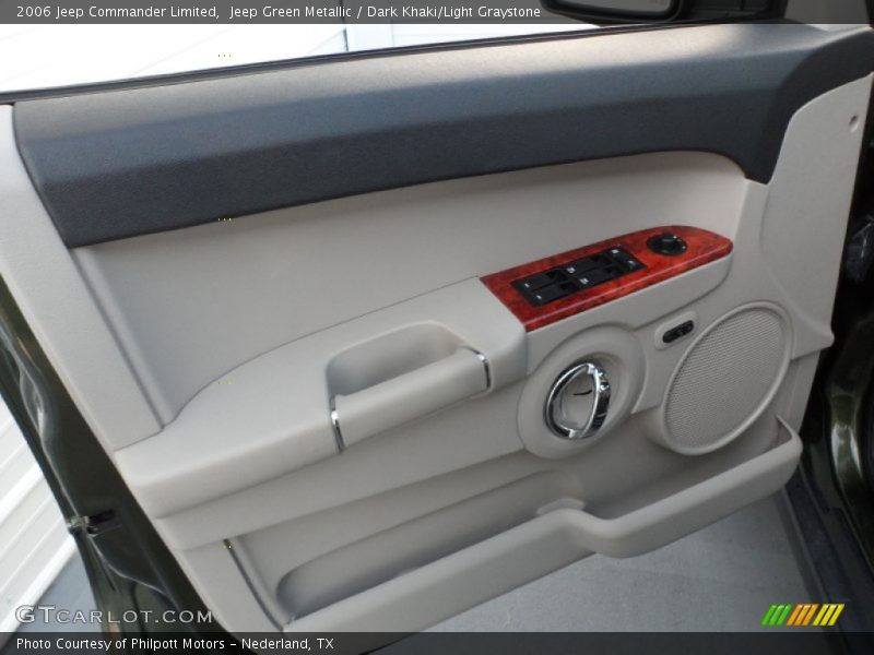 Jeep Green Metallic / Dark Khaki/Light Graystone 2006 Jeep Commander Limited