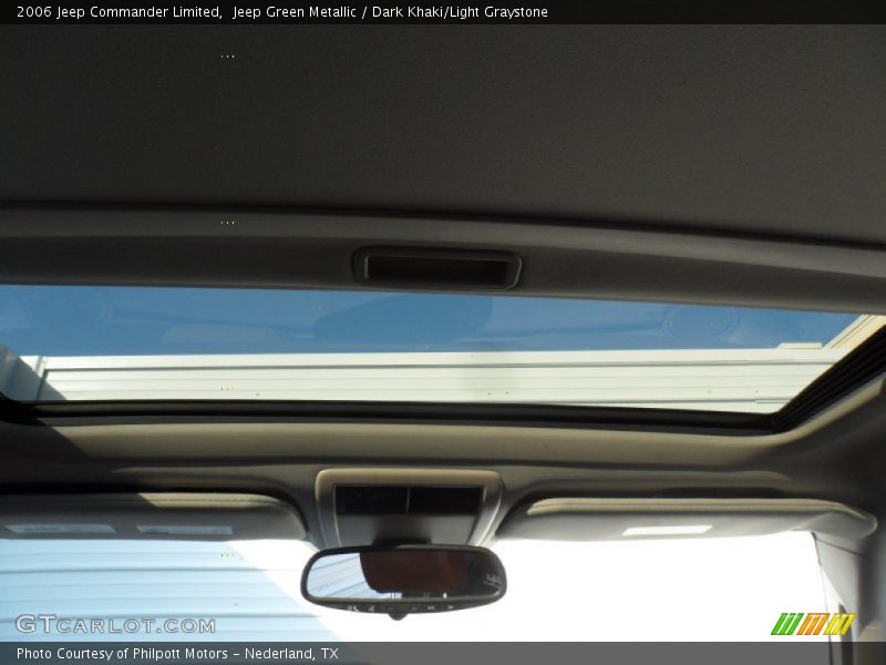 Jeep Green Metallic / Dark Khaki/Light Graystone 2006 Jeep Commander Limited