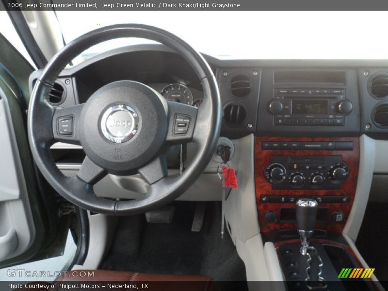 Jeep Green Metallic / Dark Khaki/Light Graystone 2006 Jeep Commander Limited