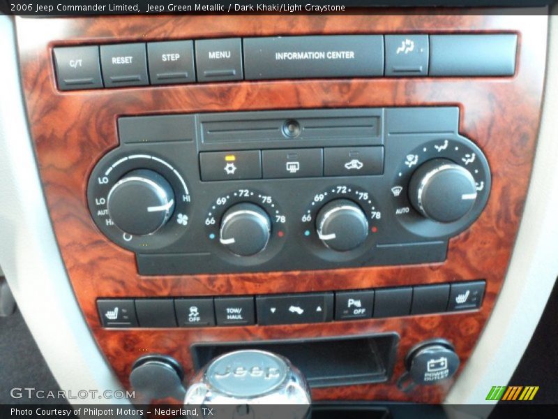 Jeep Green Metallic / Dark Khaki/Light Graystone 2006 Jeep Commander Limited