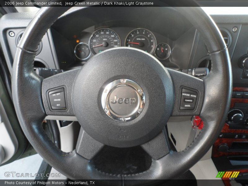 Jeep Green Metallic / Dark Khaki/Light Graystone 2006 Jeep Commander Limited