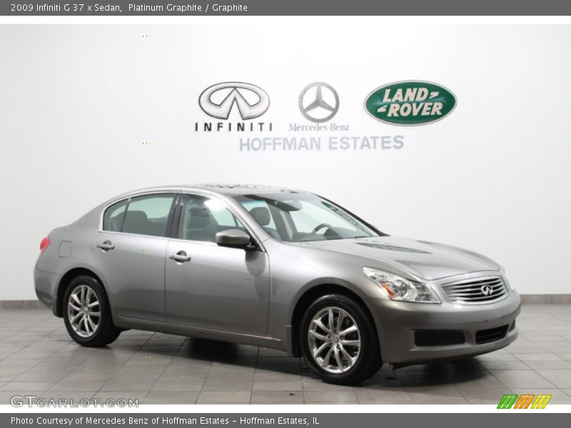 Platinum Graphite / Graphite 2009 Infiniti G 37 x Sedan