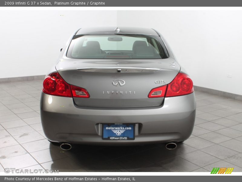 Platinum Graphite / Graphite 2009 Infiniti G 37 x Sedan