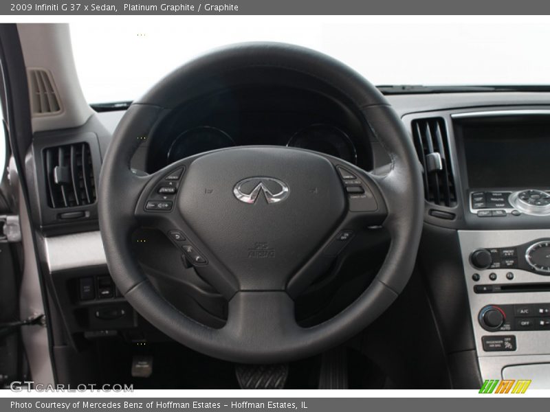 Platinum Graphite / Graphite 2009 Infiniti G 37 x Sedan