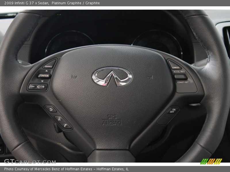 Platinum Graphite / Graphite 2009 Infiniti G 37 x Sedan