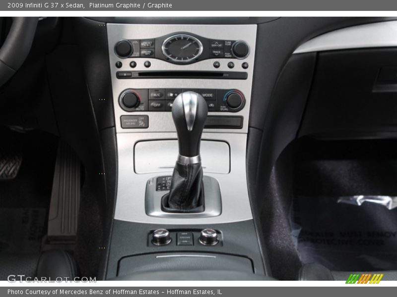 Platinum Graphite / Graphite 2009 Infiniti G 37 x Sedan
