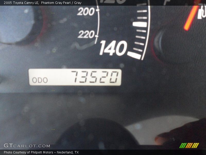 Phantom Gray Pearl / Gray 2005 Toyota Camry LE